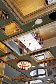 Kitchen Inspiration Ideas From Restaurants Mirror Ceiling Restaurant Interior Design Ceiling Design