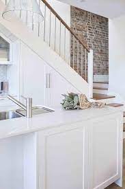 Choose feet for the kitchen island. Kitchen Under The Staircase Transitional Kitchen