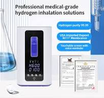 1800ml/min 6000ml Lung Cancer Hydrogen Therapy Machine NEW Tech Proton  Membrane PEM Hydrogen Inhalation Machine High Quality