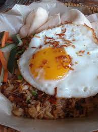 Nasi Goreng Ikan Asin Your Choice Of Salted Fish Fried Rice Bali Bar Restaurant Food Lunch Dinner Kuta Tuban Indone Food Indonesian Food Nasi Goreng