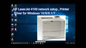 Please scroll down to find a latest utilities and drivers for your hp laserjet 4100. Hp Laserjet 4100 Network Setup Install For Windows 10 Youtube