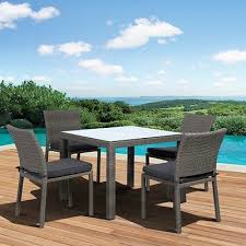 Contemporary Yet Classic This 5 Piece Dining Set Makes A Sophisticated Addition To Any Outdoor Dini With Images Outdoor Dining Spaces Outdoor Furniture Sets Outdoor Decor
