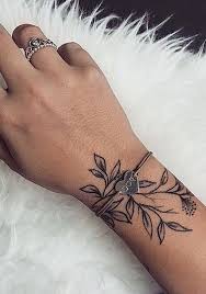 Tattoo Cool Tattoo Ideas Tattoo Design Cat Tattoo Flower Tattoo Wrist Tatto Flowertattoos In 2020 Unique Wrist Tattoos Forearm Tattoo Women Tattoos
