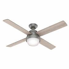 132 cm 52 ceiling fan with lighting and remote control mercury brushed chrome. Ceiling Fans Costco