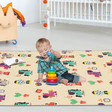 Free delivery and returns on ebay plus items for plus members. Gymax 67 X59 Folding Baby Play Mat Reversible Xpe Floor Playmat Toddlers Waterproof Walmart Com Walmart Com