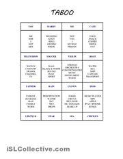 One pile is for cards that the guessing team got correct. Taboo Card Game 2 Taboo Cards Taboo Game Taboo