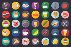 231 Flat Food Icons Food Icons Custom Icons Animated Icons