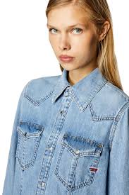 Camicie Donna: in Jeans, Oversize, con Fantasia