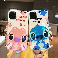 Stitch Phone Case For Iphone 11 Pro Max Xr Xs Case Cute Cute Phone Cases Iphone Cases Disney Iphone Cases Bling