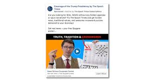Facebook Bans Ads From The Epoch Times The New York Times