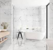 Home Decorators Collection Carrara 24 in. x 48 in. Polished Porcelain Floor  and Wall Tile (8 sq. ft./Each) NHDCAR2448P