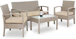 Salotto Da Giardino Lounge Divano Polyrattan Arredamento Da Giardino Arredamento Cuscini