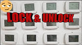 Press the up and down arrow buttons while you . Venstar Screen Lock And Temperature Limits Youtube