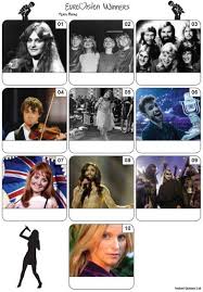 Results, points and songs from eurovision 1956 to 2021. Eurovision Song Contest Winners Mini Picture Quiz Z3415