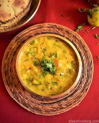Spring Onion Besan Pithla Kandayachya Paticha Bliss Of Cooking Indian Vegetable Recipes Spring Onion Recipes Curry Dishes