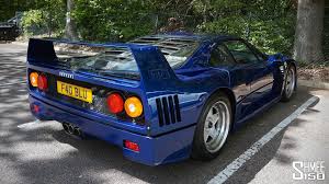 Featuring A Blue Ferrari F40 With Tubi Exhaust