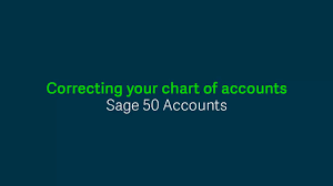 Sage 50 Accounts Uk Correcting Your Chart Of Accounts