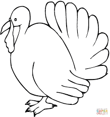 Turkey Outline Super Coloring Turkey Coloring Pages Coloring Pages For Kids Printable Art Projects