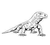 1,589 vectores de stock y arte vectorial de Dragón de komodo | Shutterstock
