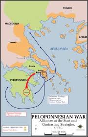 Map Of The Peloponnesian War Beginning Ancient Greece For Kids Ancient Greece Ancient World History