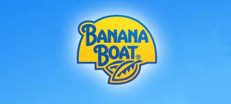 Logo advertising banana banana boat below the line black black and white boat brand company headgear hopper inflatable person sunscreen symbol text. Enjoying Summer With Banana Boat A Helicopter Mom
