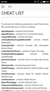 Later, you will unlock a challenge mode. Cheat Code For Nfs Carbon Game For Android Apk Download