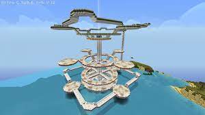 However, a sky island is a great location for a home base in survival, a challenge on an adventure map, or an incredible fantasy building in creative. Polaris Base Minecraft Map