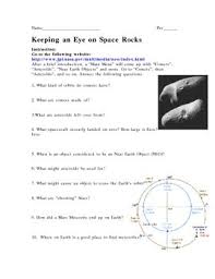 Space Rocks Asteroid Meteors Website Guide Physics Orbits Energy Space Rock Interactive Sites Physics