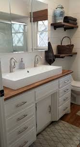 after ikea trough sink and butcher