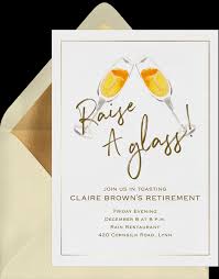 Keep it short and sweet. 12 Retirement Party Invitations To Toast An Accomplished Career