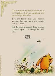 You never know how strong you are, until being strong is your only choice. Winnie The Pooh Quotes Braver Than You Think Quotesgram