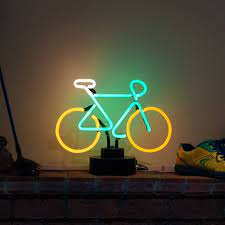 Moutain Bike Desktop Neon Sign Neonsignsus Com Neon Neon Signs Bike Art