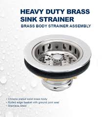 Great savings & free delivery / collection on many items. Buy Highcraft 9734 Heavy Duty Kitchen Sink 3 1 2 Inch Stainless Steel Drain Assembly With Strainer Basket Kohler Style Stopper Online In Hungary B01gikr8be