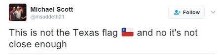 Azul, rojo y blanco y una estrella. Texas Lawmaker Don T Use Chile Flag Emoji When You Mean Texas Bbc News