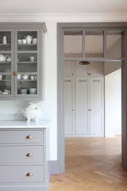 Trend Alert Contrast Trim Room For Tuesday Blog Grey Kitchen Cabinets Herringbone Floor Grey Cabinets
