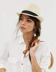 Image 1 Of Asos Design Straw Trilby Hat With Size Adjuster Trilby Hat Trilby Hat Outfit Trilby