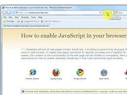 How To Enable Javascript In Your Browser And Why