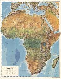 It is shared by and benefits eleven countries. Jungle Maps Map Of Africa Landforms