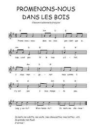 Telechargez La Partition Gratuite De La Chanson Promenons Nous Dans Les Bois Comptine Traditionnelle Fran Comptine Ukulele Chanson Guitare Partition Accordeon