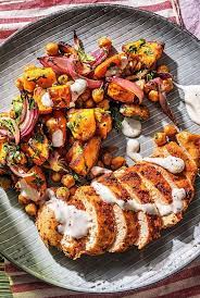 wurziges ofen harissa hahnchen rezept hellofresh essen kochen einfach kochen leichte gerichte