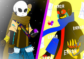 The series is split into two parts: Underverse 0 4 Ink Sans Vs Error Sans Hito Kung Illustrations Art Street