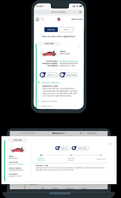 In both cases, the status of application can be checked in a few simple steps. Track My Application