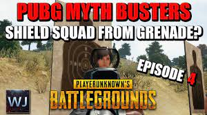 Pubg Myth Busters 4 Shielding Squad From Grenades Suppressor Damage And Silent Vehicle Disable Youtube