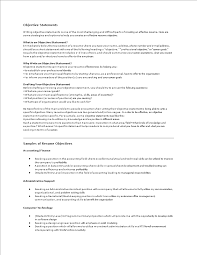 Depending on the internship, there may be additional categories of learning objectives. General Objective For Resume Templates At Allbusinesstemplates Com