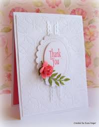 4 easy greeting cards made from paper scraps. Sc481 Paper Posie Thank You By Boss Cards And Paper Crafts At Splitcoaststampers Handmade Craft Cards Greeting Cards Handmade Paper Crafts Cards