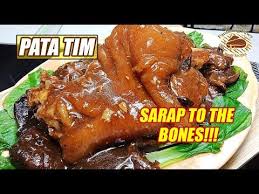 Pata Tim Is A Popular Pork Leg Filipino Dish Which Is Very Similar To The Paksiw Na Pata But Does This Dish Not Have Vinegar Recipes Pata Recipe Pork Recipes