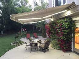 Sunsetter Motorized Retractable Awnings In La By Galaxy Draperies Outdoor Oasis Outdoor Awnings Patio