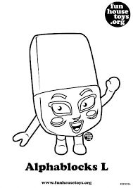 26 free printable alphablocks coloring pages in vector format, easy to print from any device and. Alphablocks L Printable Coloring Page Jp