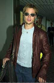 Pin By Elsa Alvarado On Brad Pitt Brad Pitt Leather Jacket Brad