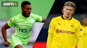 Wolfsburg host borussia dortmund this afternoon as erling haaland and co look to continue title chase on leaders bayern munich. 12mfg6bsbhzvpm